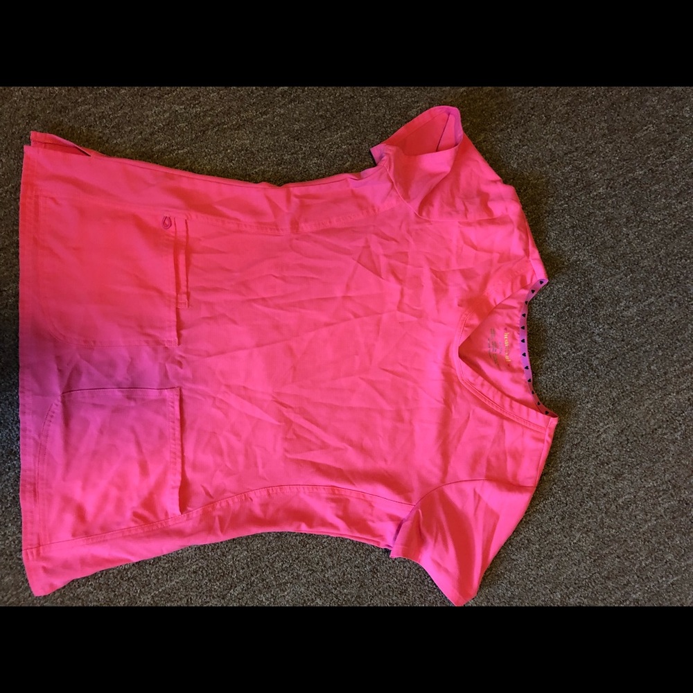 Heart soul scrub top size med